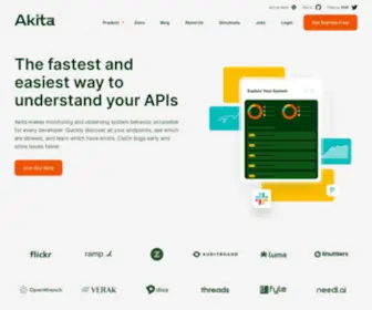 Akitasoftware.com(Akita Software) Screenshot