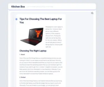 Akitchenbox.com(Kitchen Inspiration in Your Mailbox & Your Inbox) Screenshot