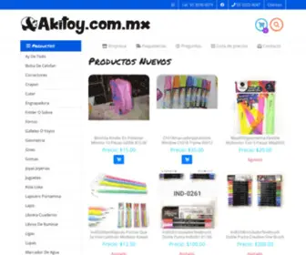 Akitoy.com.mx(Plaza Mesones) Screenshot