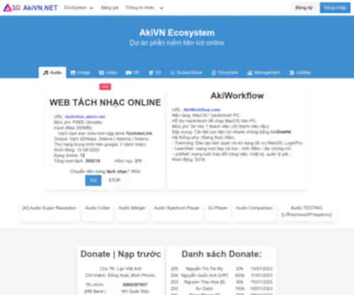 Akivn.net(AkiNet) Screenshot