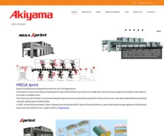 Akiyama.com(Akiyama International) Screenshot