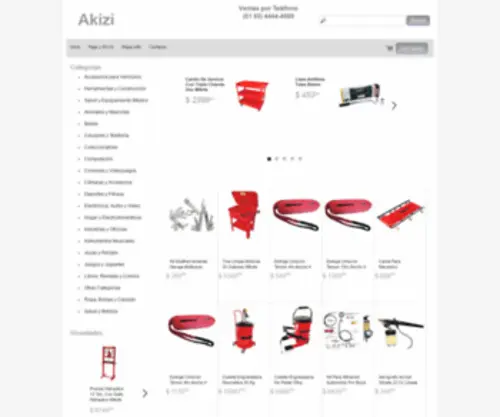Akizi.com(Tienda) Screenshot