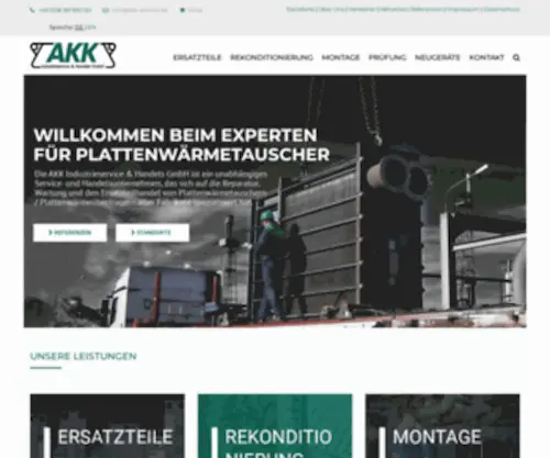 AKK-Service.de(AKK Industrieservice) Screenshot