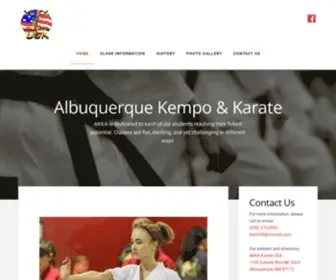 Akkakarateusa.net(AKKA Karate USA) Screenshot