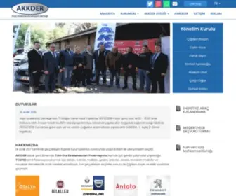 Akkder.org(Araç Kiralama Kuruluşları Derneği) Screenshot