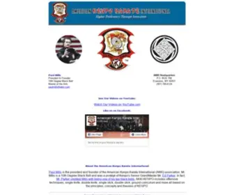 Akki.com(American Kenpo Karate International) Screenshot