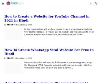 Akkitalk.com(AkkiTalk) Screenshot