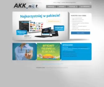 AKK.net.pl(Internet, Telewizja) Screenshot