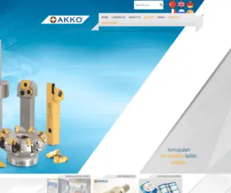 Akko.com.tr(AKKO Cutting Tools) Screenshot