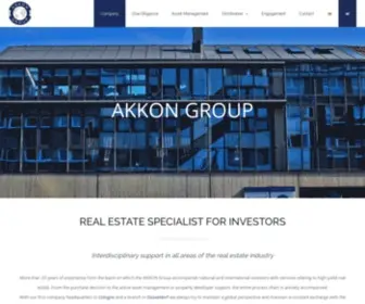 Akkon-Koeln.com(AKKON Group Köln) Screenshot