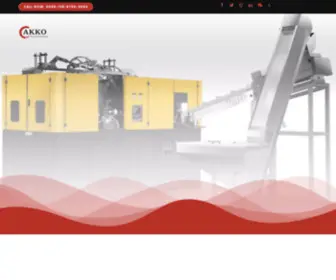 Akkoplastics.com(PET Molding System) Screenshot
