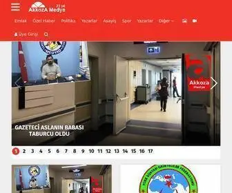 Akkozagazetesi.com(Akkoza Gazetesi Akkoza Medya Grubu) Screenshot