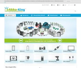 Akku-King.net(Akku-King der Akkuprofi) Screenshot