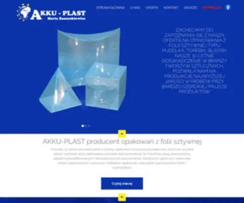 Akku-Plast.com.pl(Akku-Plast z Poznania to znany producent opakowań i torebek klejonych. W ofercie m.in) Screenshot