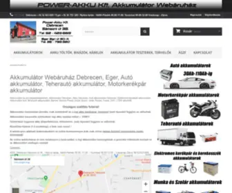 Akkuauto.hu(Akkumulátor kis) Screenshot