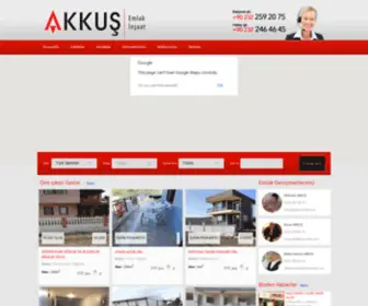 Akkusemlak.com(Akkusemlak) Screenshot