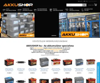 Akkushop.hu(Akkushop) Screenshot