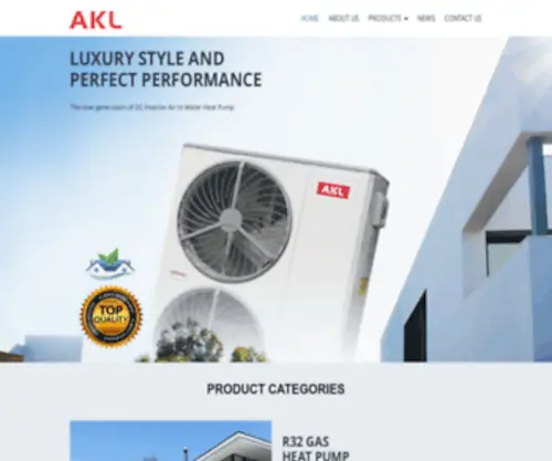 AKL-E.com(AKL Heat Pump) Screenshot