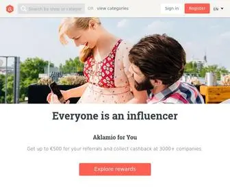 Aklamio.com(The Growth Engine you need to succeed) Screenshot