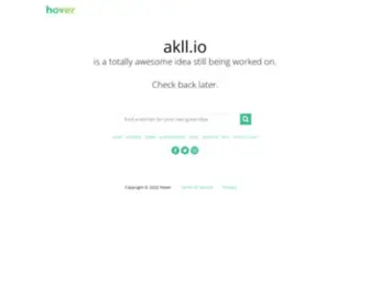 AKLL.io(Econ and Data) Screenshot