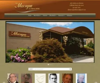 Akmacagnafuneralhome.com(A.K. Macagna Funeral Home) Screenshot