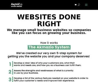 Akmaz.io(We build websites for your small business) Screenshot