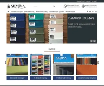 Akminatekstil.com(AKMİNA TEKSTİL) Screenshot