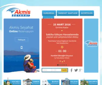 Akmisseyahat.com.tr(Akmis Seyahat) Screenshot