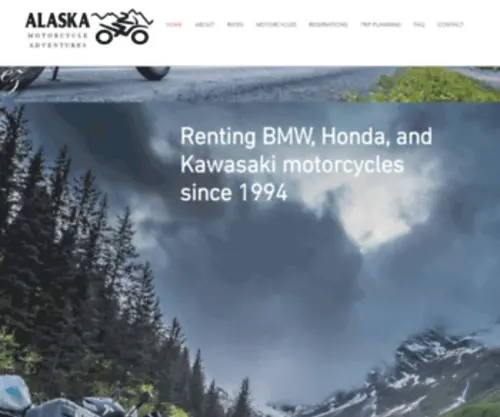 Akmotoadv.com(Alaska Motorbike Hire) Screenshot