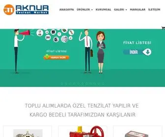 Aknurmarket.com(Aknur Tesisat Market) Screenshot