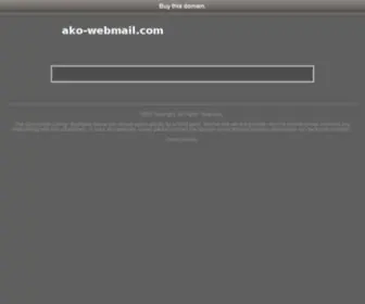 Ako-Webmail.com(AKO Webmail Login Portal) Screenshot