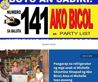 Akobicolpartylist.com(Katabang Na) Screenshot