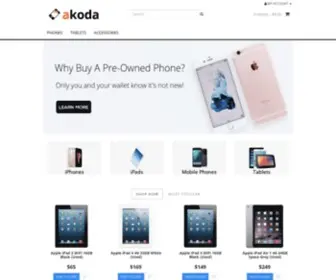 Akoda.com.au(Unlocked Mobile Phones) Screenshot