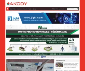 Akody.com(Actualités) Screenshot