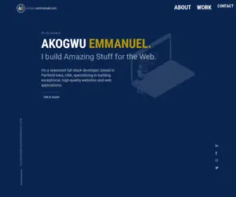 Akogwuemmanuel.com(Emmanuel Akogwu) Screenshot