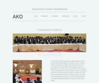 Akokosher.org(AKO) Screenshot