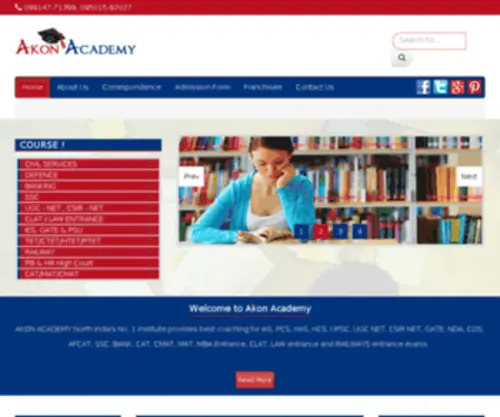 Akonacademy.com(AKON ACADEMY) Screenshot