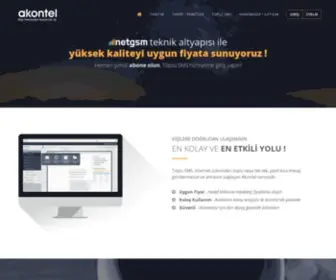 Akontel.com.tr(Toplu SMS) Screenshot