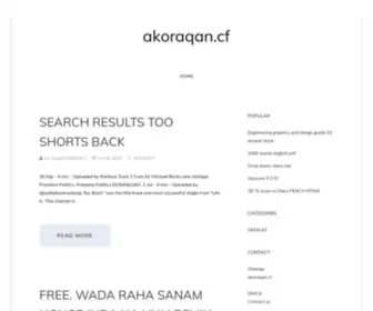 Akoraqan.cf(Akoraqan) Screenshot