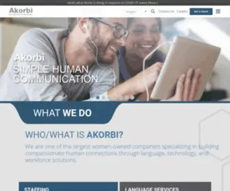 Akorbi.com(Workforce Solutions) Screenshot