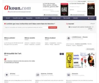 Akoun.com(Cotes moyennes) Screenshot