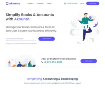 Akounto.com(Online Accounting Software For Small Businesses) Screenshot
