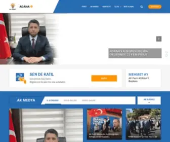 Akpartiadana.org.tr(Ak Parti Adana) Screenshot