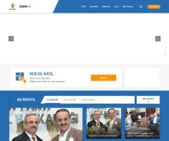 Akpartiizmir.org.tr(AK Parti) Screenshot