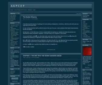 Akpcep.com(Discussion forums) Screenshot