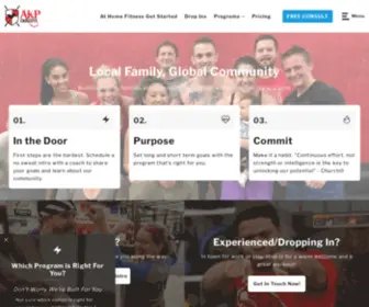 Akpcrossfit.com(Gym/Physical Fitness Center in Huber Heights) Screenshot