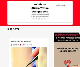 Akphotostudio.com(AK Photo Studio Tattoo Designs 2019) Screenshot