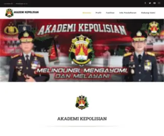 Akpol.ac.id(Akademi Kepolisian) Screenshot