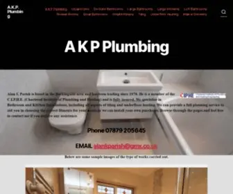 Akpplumbing.co.uk(A.K.P) Screenshot