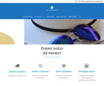 Akpromet.hr(Naslovna) Screenshot